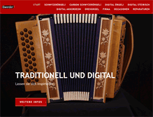 Tablet Screenshot of musiker-shop.ch